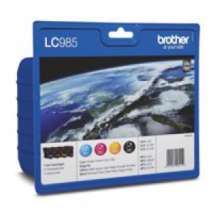 Brother LC-985 Inkjet Cartridge Rainbow Pack LC985RBWBP