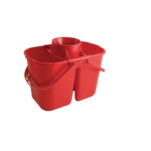 Duo Mop Bucket Colour Coded 7 and 8 Litre Sections Total 15 Litre Blue