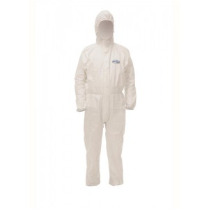 Kleenguard A40 Coverall Film Laminate Fabric Particle-resistant Anti-static EN 1149-1 Large Ref 97920