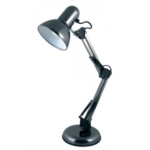 Hobby Desk Lamp Adjustable 40W Reach 350mm H560mm Black Ref L946BH