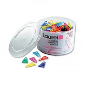 Laurel Plastic Paperclip 25mm Pack of 500 PPC25VX