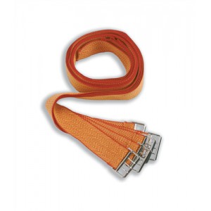 Deed Straps with Buckle to Secure Bulky Documents 33x900mm Ref strapssp/red/y36 [Pack 6]