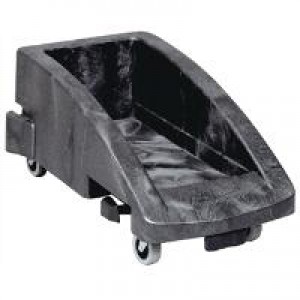 Rubbermaid Slim Jim Trolley for Recycling Max Load 136.1kg W381xD595xH275mm Black Ref 3551-88-BLA