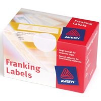 Avery Franking Label Double All Machines White FL01