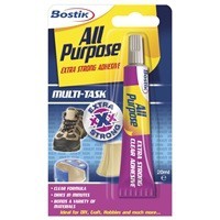 Bostik All Purpose Clear Glue 20ml Pack of 6 80207