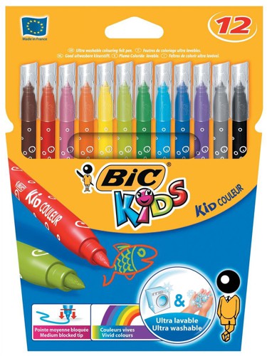 12 feutres bic kids kid couleur - Bic