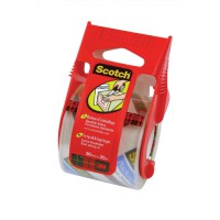 Flexocare Red and White Polythene Barrier Tape Dispenser 72mmx500m MA99947 