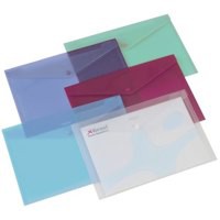 Rexel Carry Folder Polypropylene A4 Translucent Assorted Ref 16129AS [Pack 6]