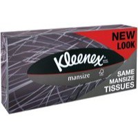 Kleenex Mens Tissues Pack of 100 White 3717705