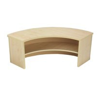 Jemini Ultra 90deg Corner Desk Riser Maple 