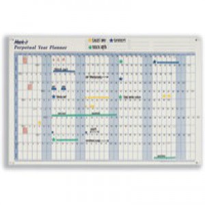 Map Marketing Mark-it Perpetual Year Planner Laminated PYP