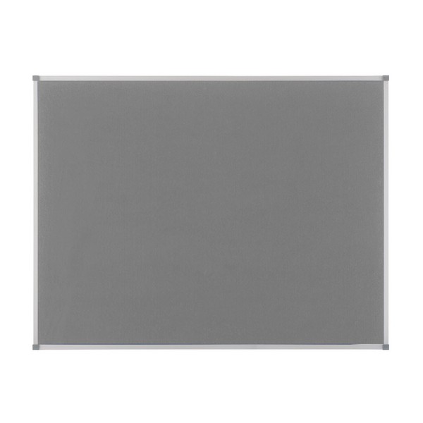 Nobo Elipse Notice Board Felt 1800x1200mm Grey 1900913