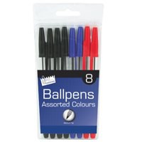 Tallon Ballpoint Pens Pack of 8 1031