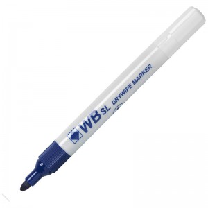 WB SL Drywipe Markers Bullet Point Blue