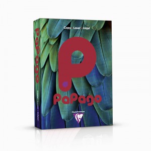 Papago A4 Paper 80gsm Deep Red 500 Sheets