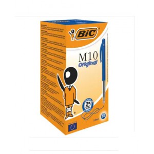 BIC M10 Original Retractable Ballpoint Pen Medium Blue