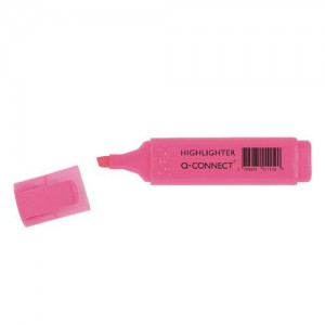 Chisel Tip Highlighters Pink