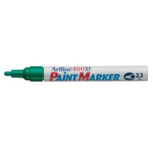 Artline 400XF Paint Markers Fine Point Green