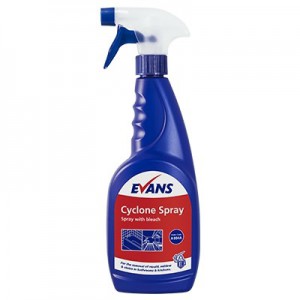 Evans Cyclone Spray With Bleach 750ml