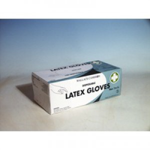 Wallace Cameron Latex Gloves Disposable Medium Pack of 100 2603005