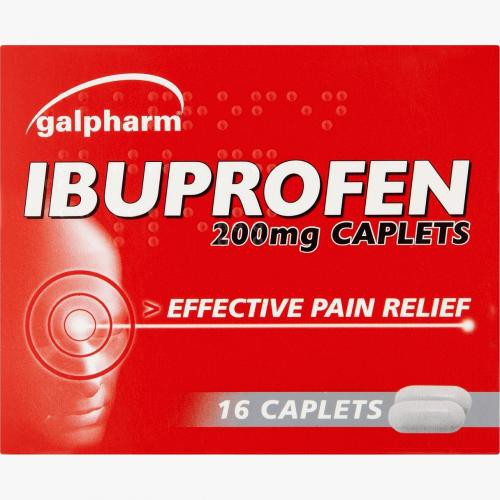 Galpharm+Ibuprofen+200mg+Caplets+16+Caplets
