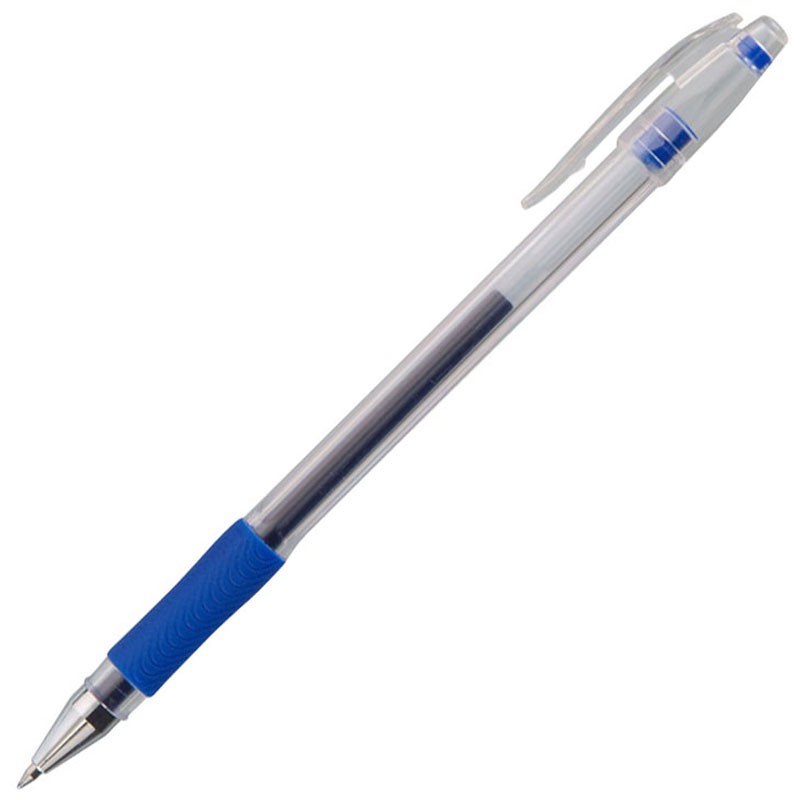IKON+K2+Soft+Grip+Gel+Stick+Pens+Blue+Pk10