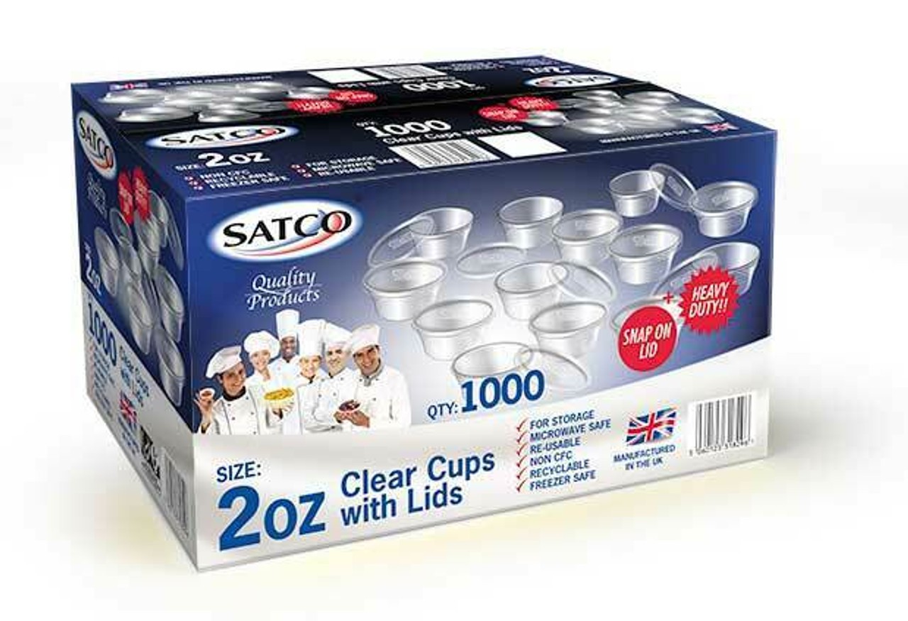 Satco+2oz+Cups+%26+Lids