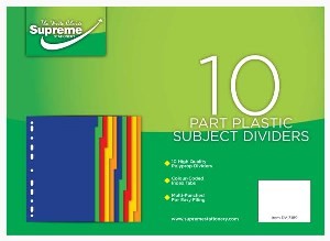 SUBJECT+DIVIDER+PLASTIC+10+PT+%28DV-3189%29