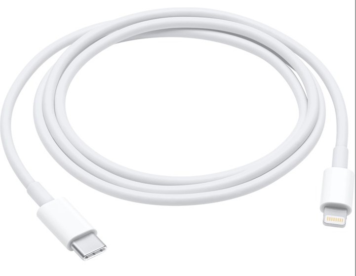 Apple+MM0A3ZM%2FA+lightning+USB+C+cable+1+m+White+