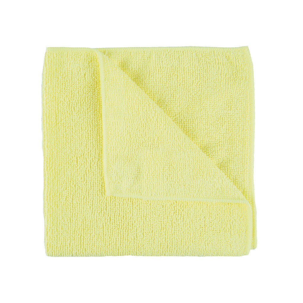 Contract+Microfibre+Cloth+%28Yellow%29+Pack+of+10