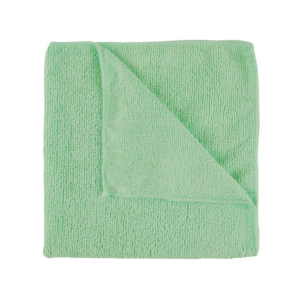 Contract+Microfibre+Cloth+%28Green%29+Pack+of+10