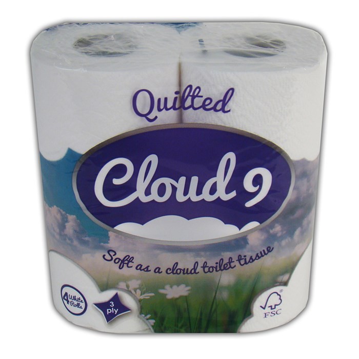 Cloud+9+Quilted+Toilet+Rolls+3ply+1x40+160+sheets