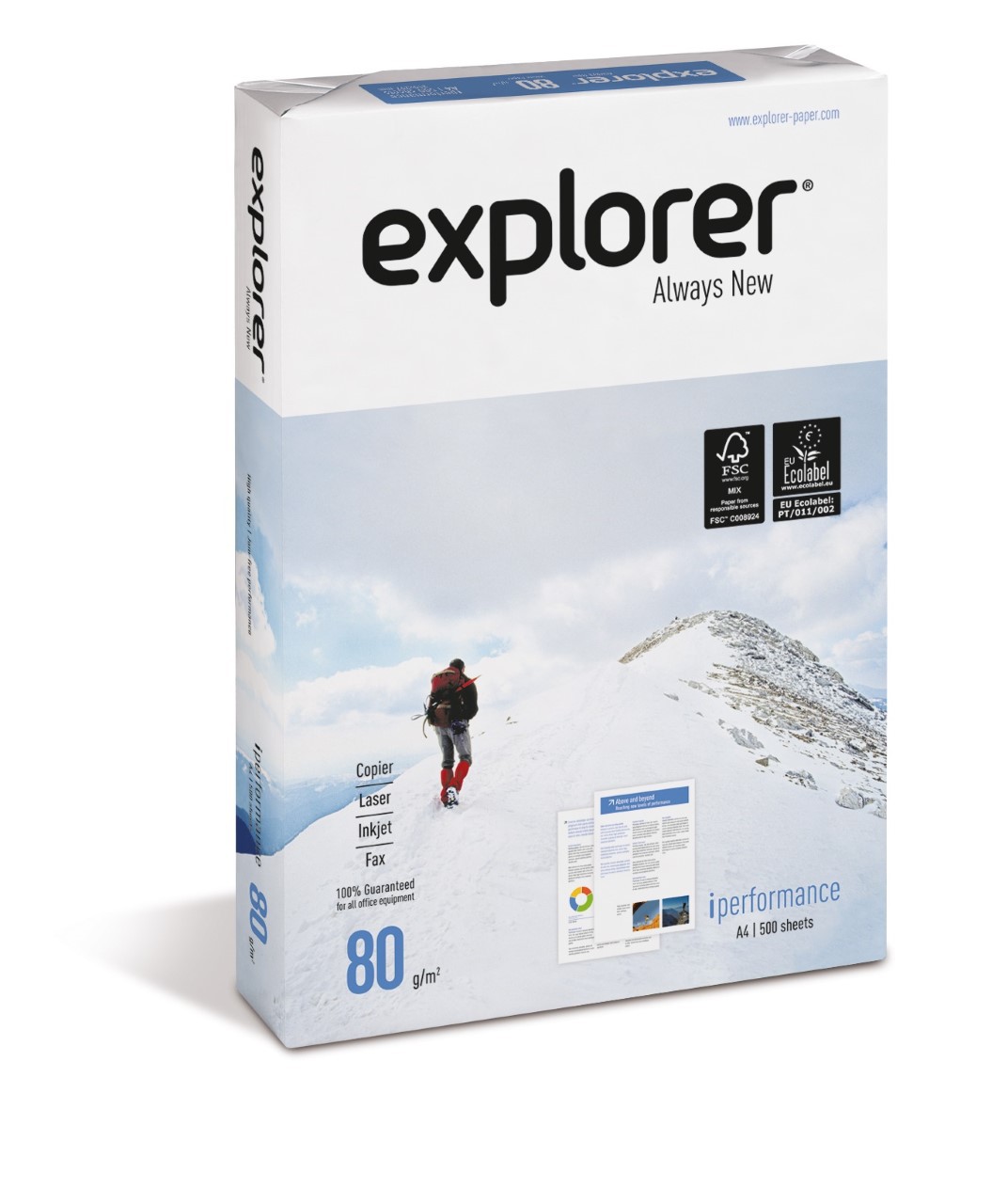 Explorer+A4+80gsm+White+Paper+Pack+500