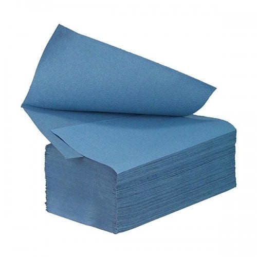 Paperstation+V+Fold+Hand+Towel+1+Ply+Blue+Box+3600+