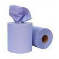 2+Ply+150m+18cm+Blue+Embossed+Centre+Feed+Rolls+Case+of+6