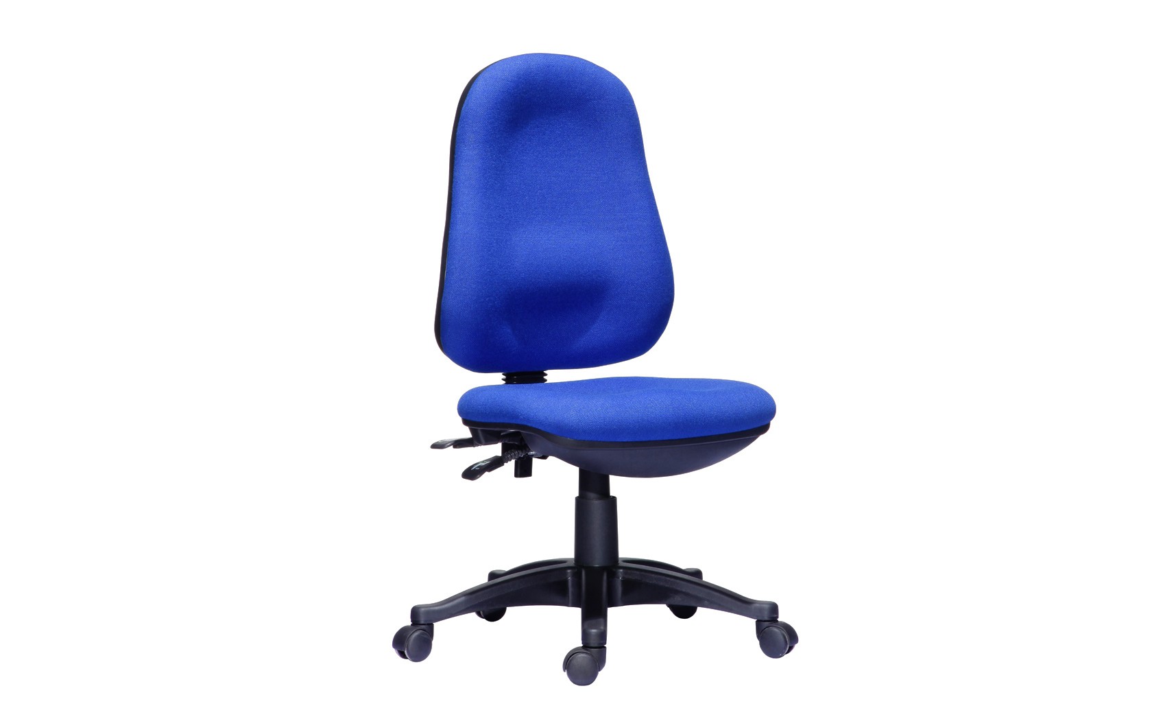 High+Back+Twin+Lever+Operator+Chair%2C+UK+Gas+Height%2C+640+Base%2C+Royal+Blue+Fabric