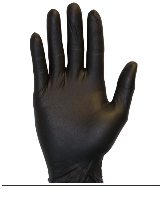 GNPR-XL-1-K+X-Large+Powder+Free+Black+Nitrile+Glove%2C+5.3+mil+palm+thickness%2C+6.0+mil+finger+thickness%2C+100%2Fbx+Safety+Zone