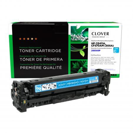 Clover+Imaging+Remanufactured+Cyan+Toner+Cartridge+for+HP+CE411A+%28HP+305A%29
