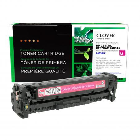 Clover+Imaging+Remanufactured+Magenta+Toner+Cartridge+for+HP+CE413A+%28HP+305A%29