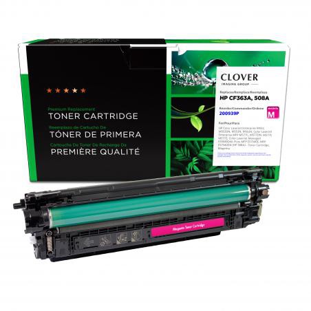 Clover+Imaging+Remanufactured+Magenta+Toner+Cartridge+for+HP+CF363A+%28HP+508A%29