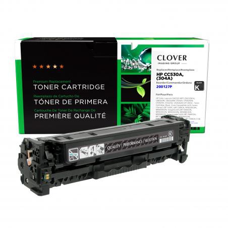 Clover+Imaging+Remanufactured+Black+Toner+Cartridge+for+HP+CC530A+%28HP+304A%29