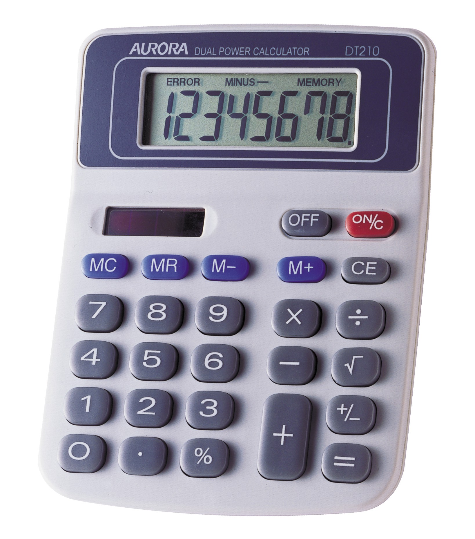 Aurora+DT-210+8+Digit+Semi+Desktop+Calculator
