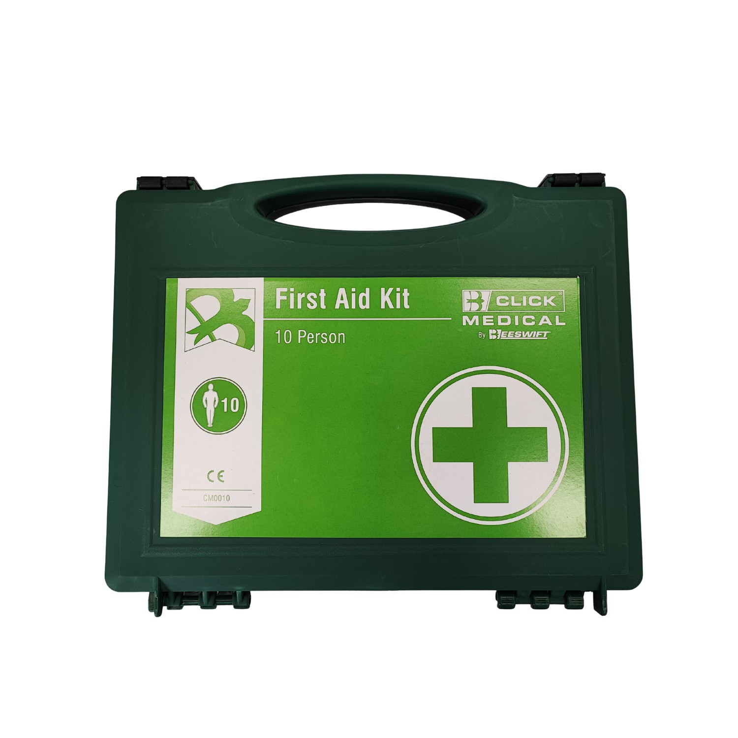 Click+Medical+Green+Box+10+Person+First+Aid+Kit