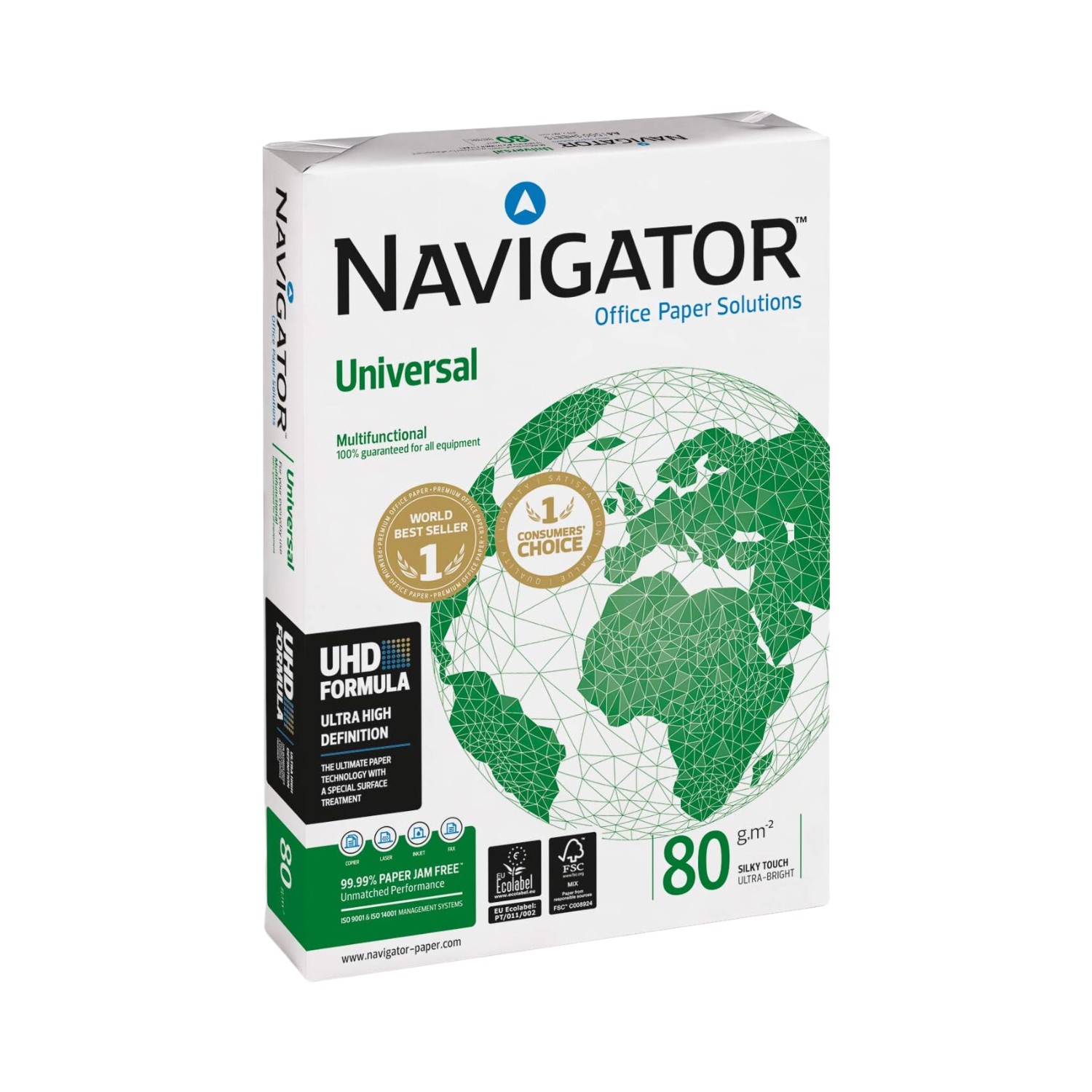 Navigator+Universal+UHD+A3+Office+80gsm+White+500+Sheets