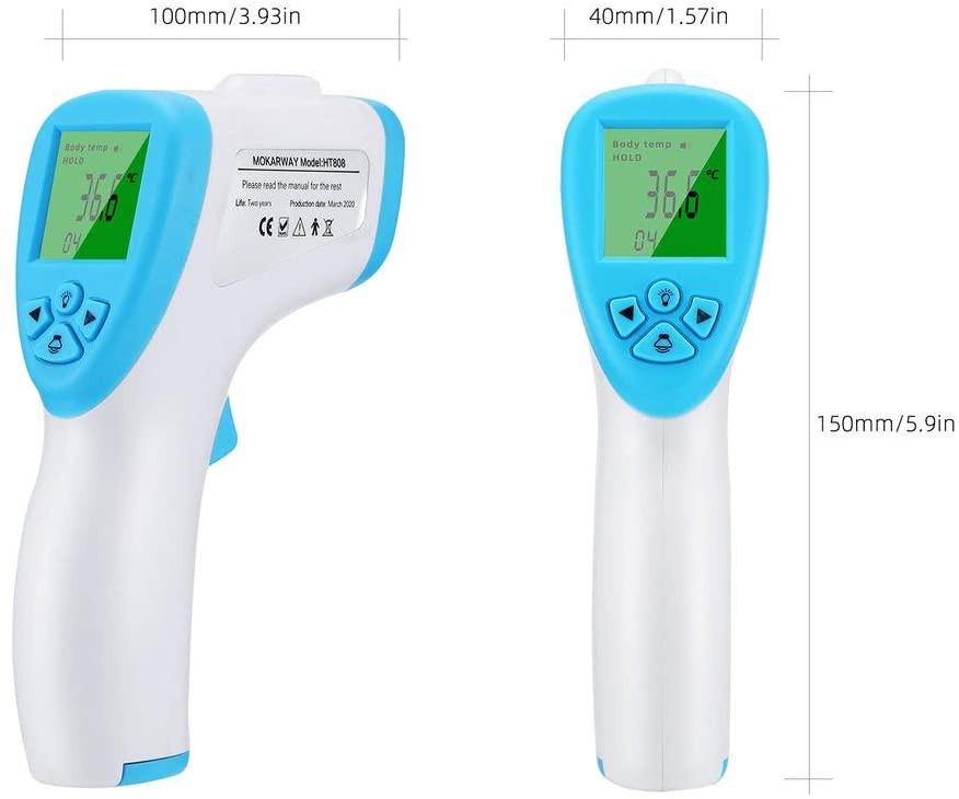 Forehead+Thermometer%2C+Digital+Infrared+Thermometer+for+Kids+and+Adults%2C+Non-Contact+Digital+Thermometer+with+Fever+Alarm+and+Memory+Function+